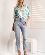 Ave La Cleef 3/4 Slv Shirt