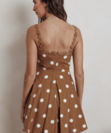 Indikah Paula Polka Mini Dress