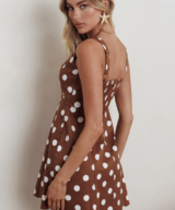 Indikah Penny Polka Mini Dress