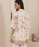 Wits the Label Tiger Print Ss Shirt