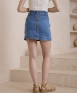Wits the Label Ryder Denim Mini Skirt