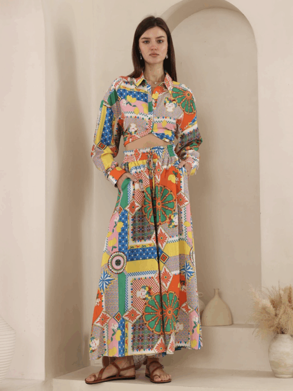 Iris Maxi Dazzle Shirt