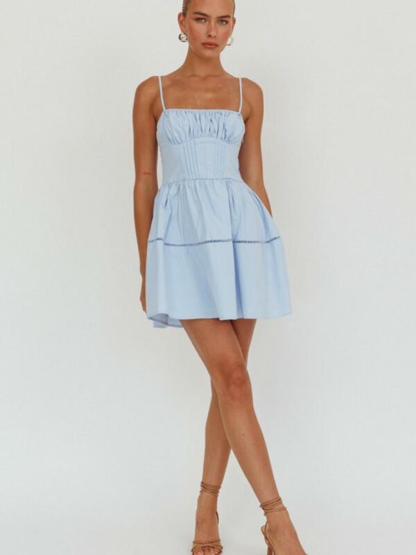 Here Comes the Sun Tatiana Pleated Mini Dres