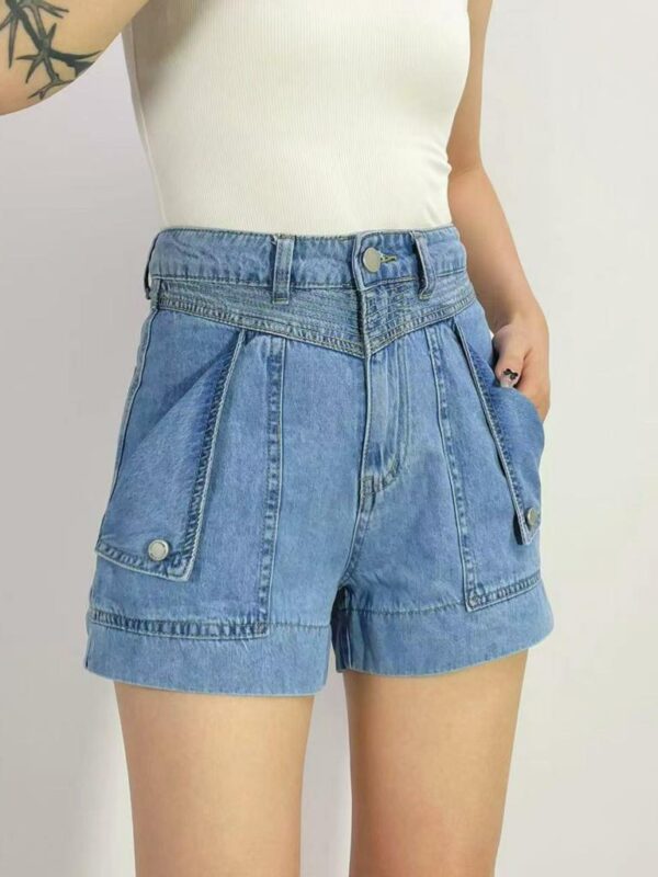 Country Denim Haley Detailed Denim Shor