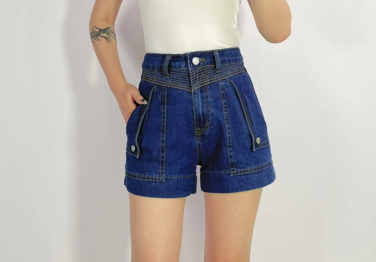 Country Denim Haley Detailed Denim Shor