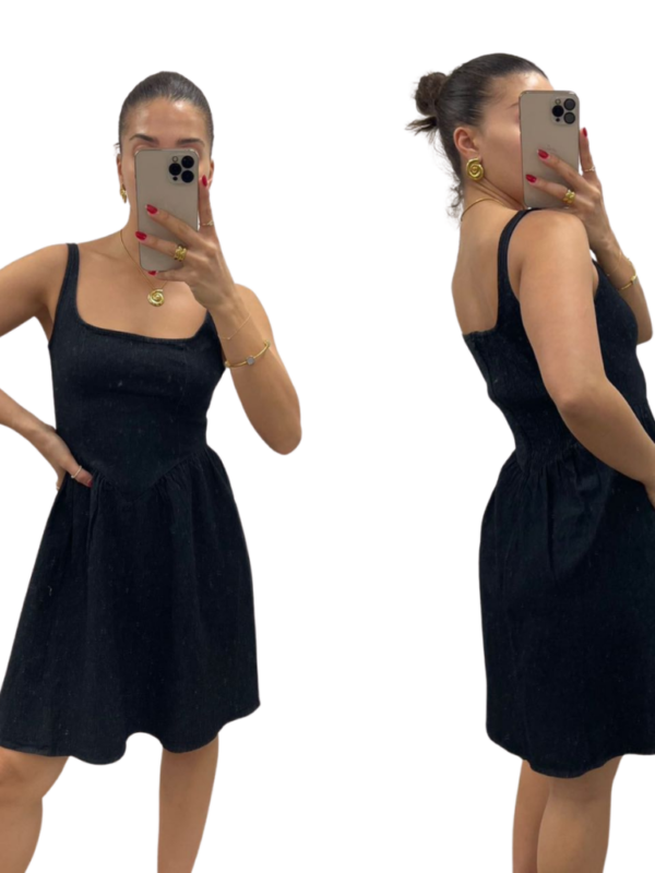Pink Diamond Louise Denim Mini Dress