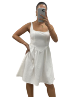 Pink Diamond Louise Denim Mini Dress