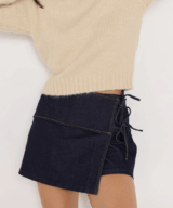 Minkpink Camilla Denim Tie Wrap Sk