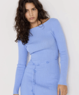 Minkpink Zinnia Bead Knit Mini Drs