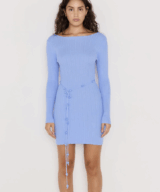 Minkpink Zinnia Bead Knit Mini Drs