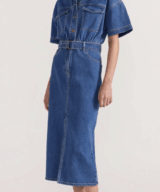 Staple the Label Brooks Denim Midi Dress