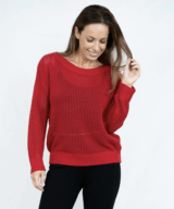 Willow Tree Zora Boat Nk Knit Jumper