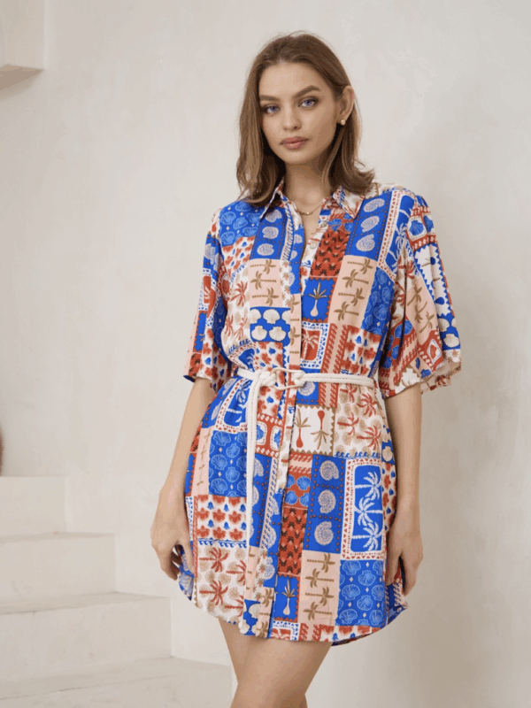 Iris Maxi Denver Mini Dress w Belt
