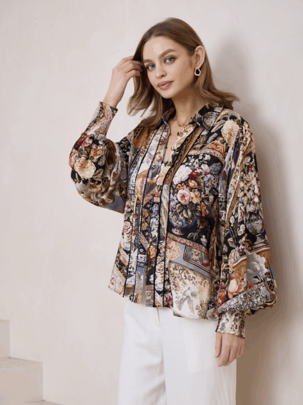 Iris Maxi Elisabeth Long Slv Shirt