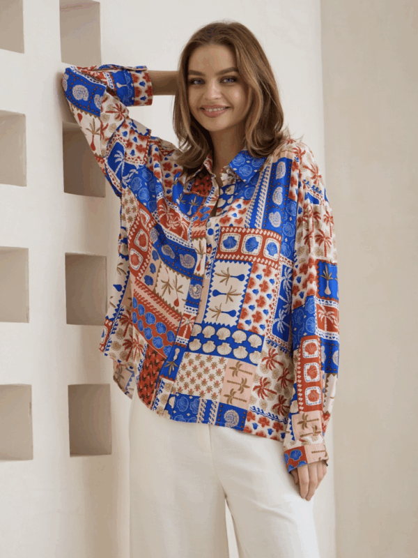 Iris Maxi Denver Roll Up  Slv Top