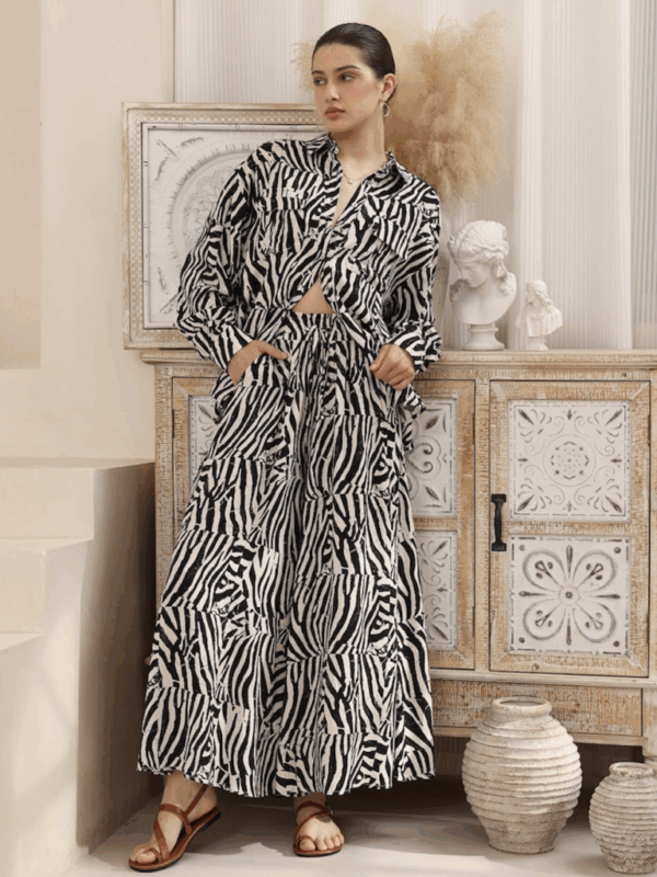 Iris Maxi Hunter Long Slv Shirt