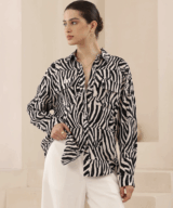 Iris Maxi Hunter Long Slv Shirt