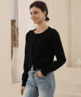 Iris Maxi Iyla Blk Cardigan