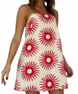 By Frankie Sun Bei/Red Mini Dress
