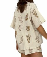 By Frankie Shells Bei/Tan Ss Shirt
