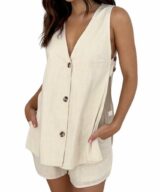 By Frankie Itzel Beige Short
