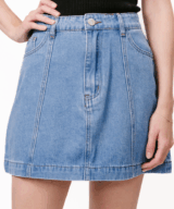 Country Denim Cd a Line Skirt