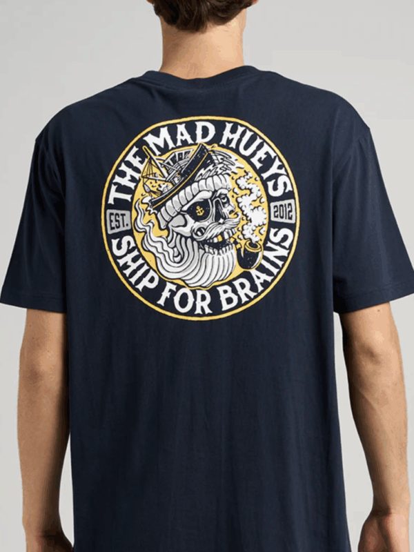 Mad Hueys Ship for Brains Ss Tee