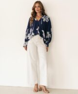 Label of Love Midnight Lily Ls Top