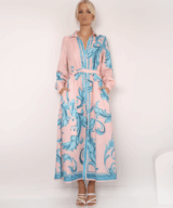 Mia Milani Zanya Ls Maxi Dress