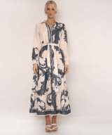 Mia Milani Zanya Ls Maxi Dress