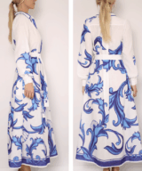 Mia Milani Zanya Ls Maxi Dress