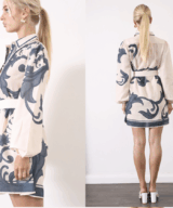 Mia Milani Zanya Ls Mini Dress
