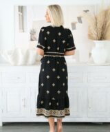 Rish the Collection Deborah Emb Ss Midi Dress
