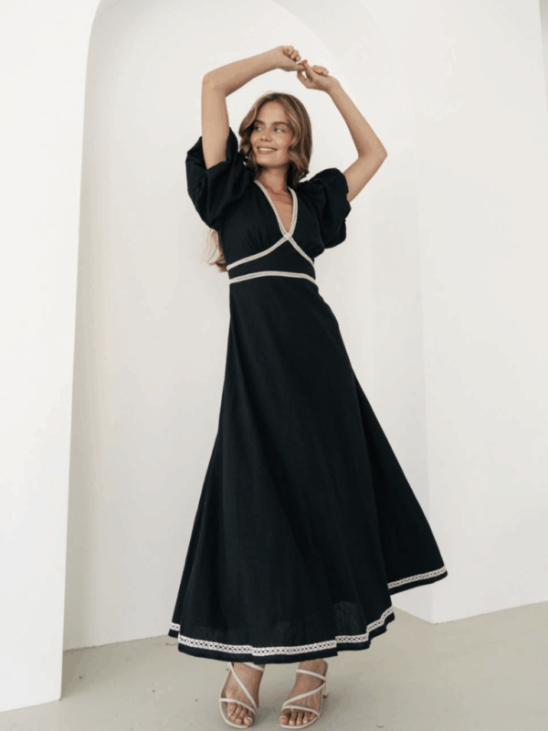Ebby & i Clarissa Ss Midi Dress