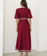Ebby & i Clarissa Ss Midi Dress