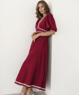 Ebby & i Clarissa Ss Midi Dress