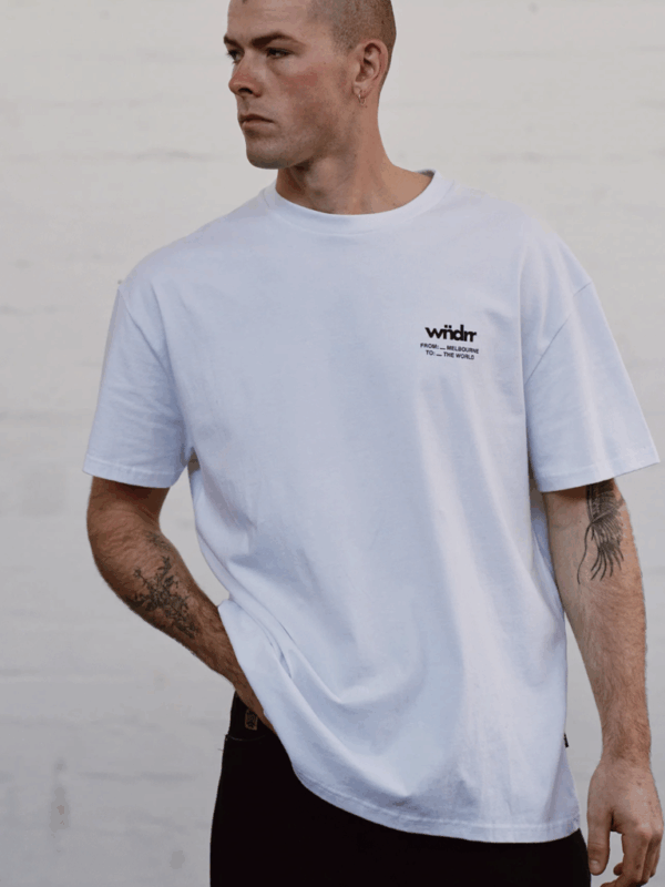 Wndrr the World Box Fit Tee