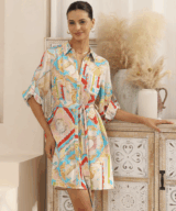 Iris Maxi Pearl Ls Mini Dress
