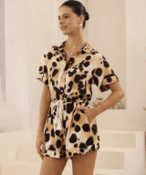 Iris Maxi Lainey Ss Playsuit