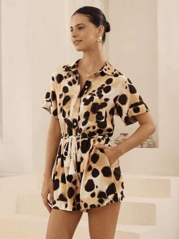 Iris Maxi Lainey Ss Playsuit