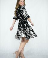 Willow Tree Fine Leaf Ss Mini Dress