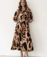 Label of Love Calypso Ss Midi Dress
