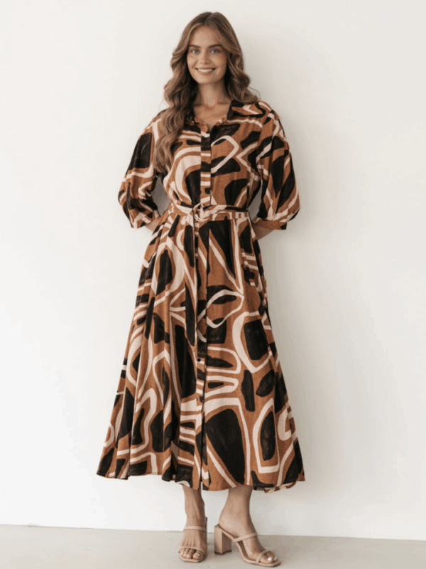 Label of Love Calypso Ss Midi Dress