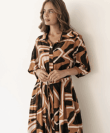 Label of Love Calypso Ss Midi Dress