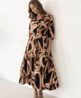 Label of Love Calypso Ss Midi Dress