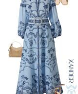 White Sandstorm Xander Ii Ls Maxi Dress