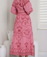 White Sandstorm Xander Ii Ls Maxi Dress