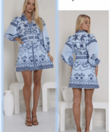 White Sandstorm Xander Ii Ls Mini Dress