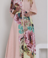 White Sandstorm Del Sol Ls Maxi Dress