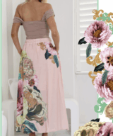 White Sandstorm Del Sol Maxi Skirt